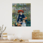 Pierre-Auguste Renoir - Zwei Schwestern Poster (Küche)