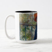 Pierre-Auguste Renoir - Zwei Schwestern Zweifarbige Tasse (Links)