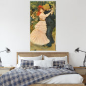 Pierre-Auguste Renoir's Dance at Bougival (1883) Leinwanddruck (Insitu (Schlafzimmer))