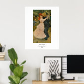 Pierre-Auguste Renoir's Dance at Bougival (1883) Poster (Heimbüro)