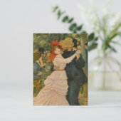 Pierre-Auguste Renoir's Dance at Bougival (1883) Postkarte (Stehend Vorderseite)
