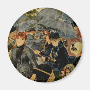 Pierre-Auguste Renoirs die Regenschirme (1883) Magnet