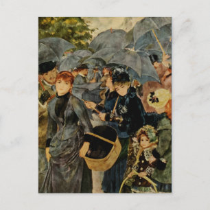 Pierre-Auguste Renoirs Die Regenschirme (1883) Postkarte
