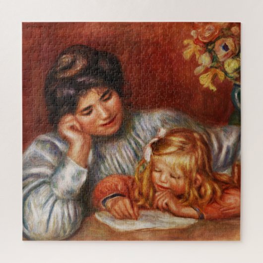 Pierre-Auguste Renoirs schriftliche Lektion Puzzle (Vertikal)
