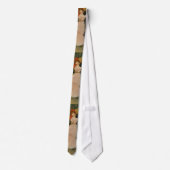 Pierre-Auguste Renoirs Tanz bei Bougival (1883) Krawatte (Rückseite)