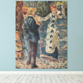 Pierre-Auguste Renoir's The Swing (1876) Leinwanddruck (Insitu (Holzboden))