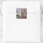 Pierre Bonnard 1935 Quadratischer Aufkleber (Tasche)