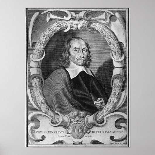 Pierre Corneille 1643 Poster (Vorne)