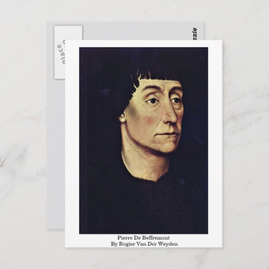 Pierre De Beffremont von Rogier Van der Weyden Postkarte (Vorne/Hinten)
