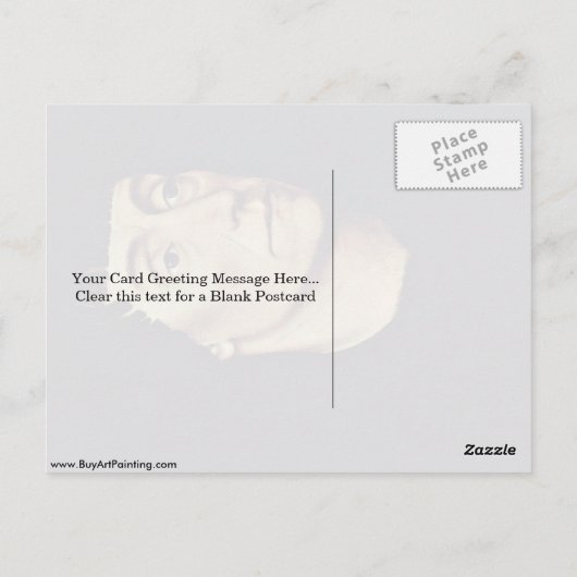 Pierre De Beffremont von Rogier Van der Weyden Postkarte (Rückseite)