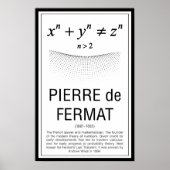 Pierre de Fermat Poster (Vorne)