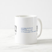 Pierre de Fermats letztes Theorem Kaffeetasse (VorderseiteRechts)