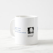 Pierre de Fermats letztes Theorem Kaffeetasse (Vorderseite Links)