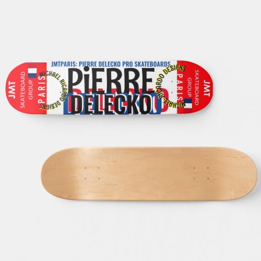 PIERRE DELECKO JMT PARIS 8 1/4" Skateboard Deck (Horizontal)
