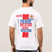 PIERRE DELECKO JMT PARIS T - Shirt für Männer (Rückseite)