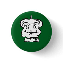 Pierre der Frosch auf grünem Hintergrund der