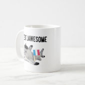 Pierre der Haifisch: C'est Jawesome Kaffeetasse (Vorderseite Links)