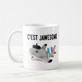 Pierre der Haifisch: C'est Jawesome Kaffeetasse (Links)