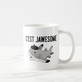 Pierre die Haifisch-Tasse (linkshändig) Kaffeetasse