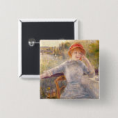 Pierre ein Renoir | A. Fournaise beim Grenouillere Button (Vorne & Hinten)