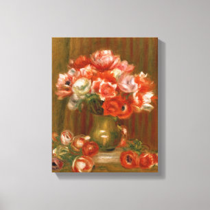 Pierre ein Renoir   Anemonen Leinwanddruck