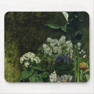 Pierre ein Renoir Blumen in einem Gewächshaus Mousepad