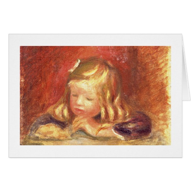 Pierre ein Renoir | Coco am Tisch (Vorderseite (Horizontal))