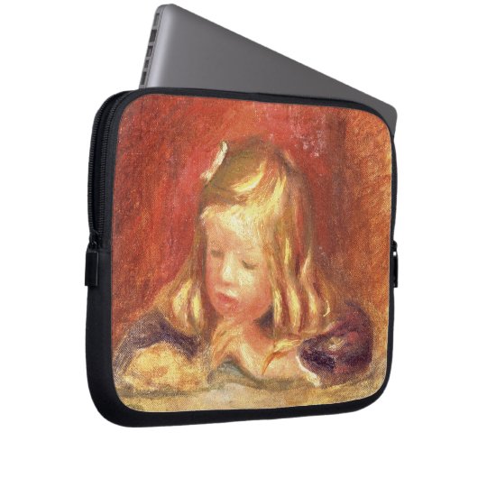 Pierre ein Renoir | Coco am Tisch Laptopschutzhülle (Vorne Rechts)