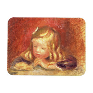Pierre ein Renoir Coco am Tisch Magnet