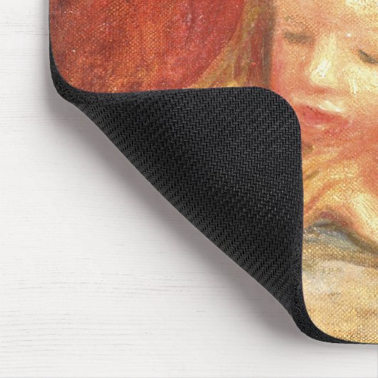 Pierre ein Renoir | Coco am Tisch Mousepad (Ecke)