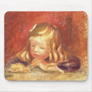 Pierre ein Renoir   Coco am Tisch Mousepad