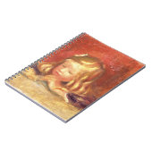 Pierre ein Renoir | Coco am Tisch Notizblock (Linke Seite)