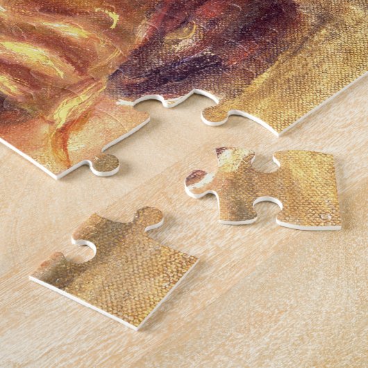 Pierre ein Renoir | Coco am Tisch Puzzle (Seite)