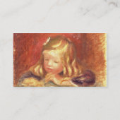 Pierre ein Renoir | Coco am Tisch Visitenkarte (Rückseite)