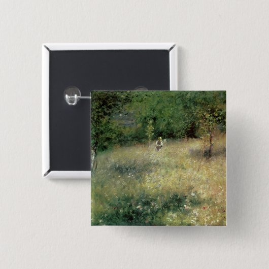 Pierre ein Renoir | Frühling bei Chatou Button (Vorne & Hinten)