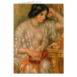 Pierre ein Renoir Gabrielle mit Schmuck