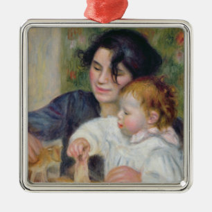 Pierre ein Renoir   Gabrielle und Jean Silbernes Ornament