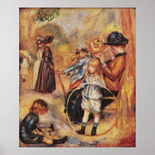 Pierre ein Renoir   in den Luxemburg-Gärten Poster