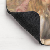 Pierre ein Renoir | junge Mädchen am Klavier Mousepad (Ecke)