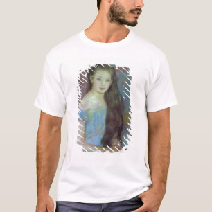 Pierre ein Renoir   junges Mädchen mit blauen T-Shirt