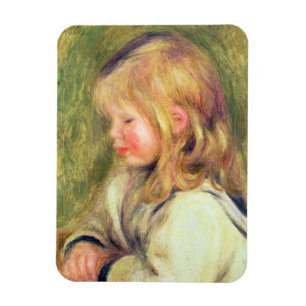 Pierre ein Renoir Kind in einer weißen Magnet