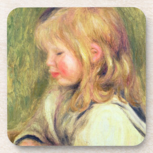 Pierre ein Renoir Kind in einer weißen Untersetzer