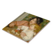 Pierre ein Renoir | Kind mit Spielwaren Fliese (Seite)