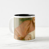 Pierre ein Renoir | Kind mit Spielwaren Zweifarbige Tasse (Vorderseite Links)