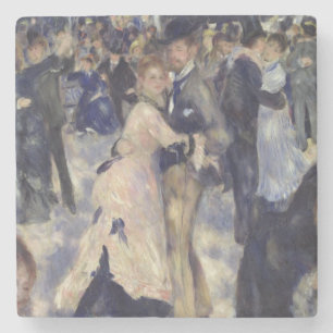 Pierre ein Renoir   Le Moulin de La Galette Steinuntersetzer