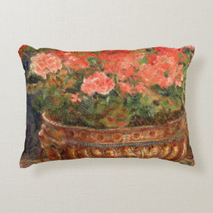 Pierre ein Renoir Pelargonien in einem kupfernen Zierkissen