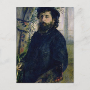 Pierre ein Renoir   Porträt von Claude Monet Postkarte