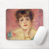 Pierre ein Renoir | Porträt von Jeanne Samary Mousepad (Mit Mouse)