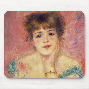 Pierre ein Renoir Porträt von Jeanne Samary Mousepad