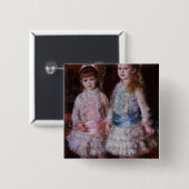 Pierre ein Renoir | rosa und Blau Button (Vorne & Hinten)
